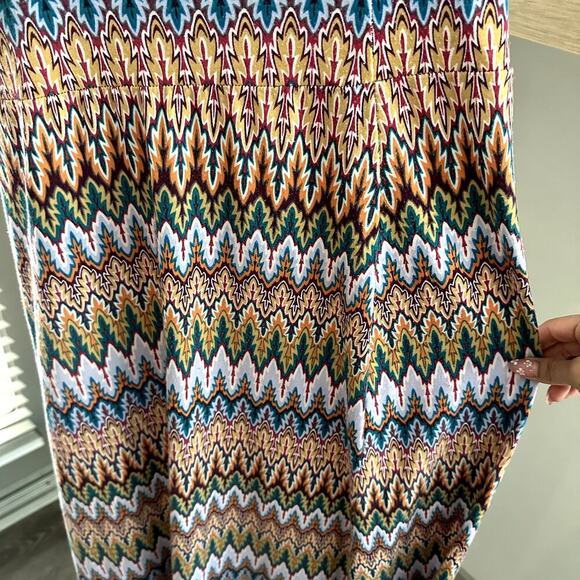 Lily Rose Boho Maxi Skirt Size M Foldover Waistband - Picture 5 of 5